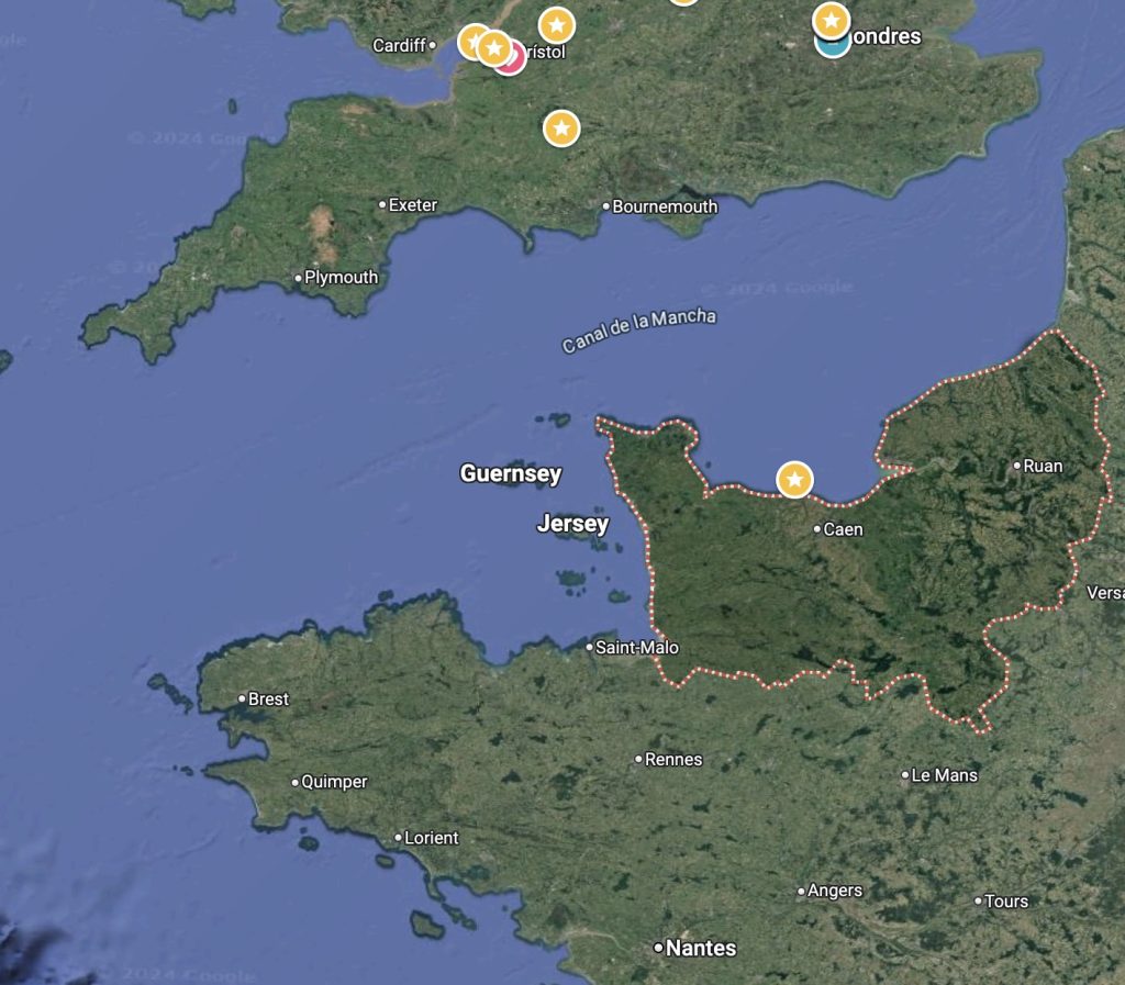 Localización de Normandía