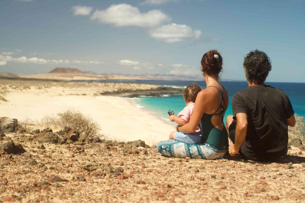 Playa de Las conchas en La Graciosa