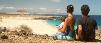 Playa de Las conchas en La Graciosa