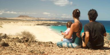 Playa de Las conchas en La Graciosa