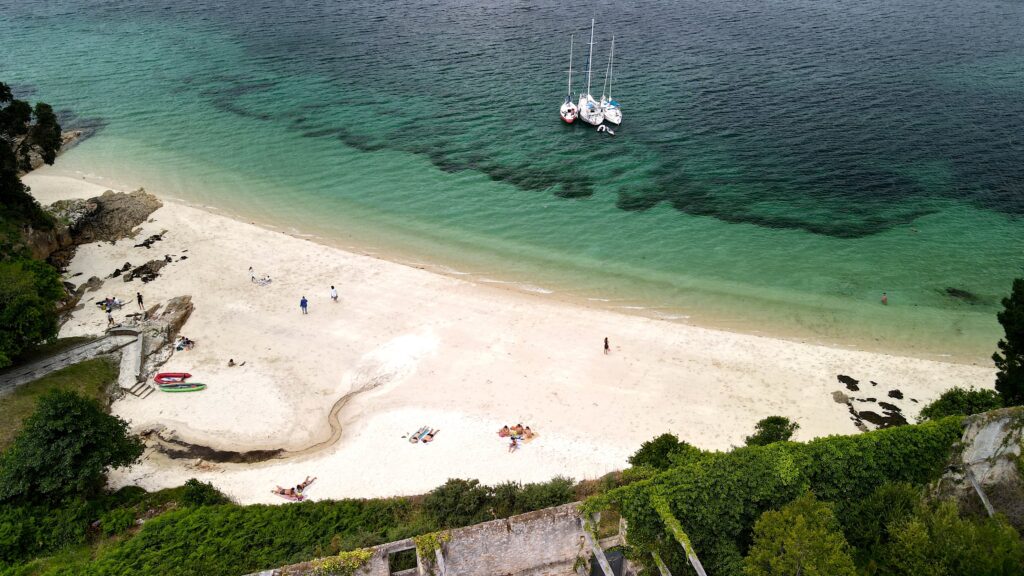 Playa Caolín dron