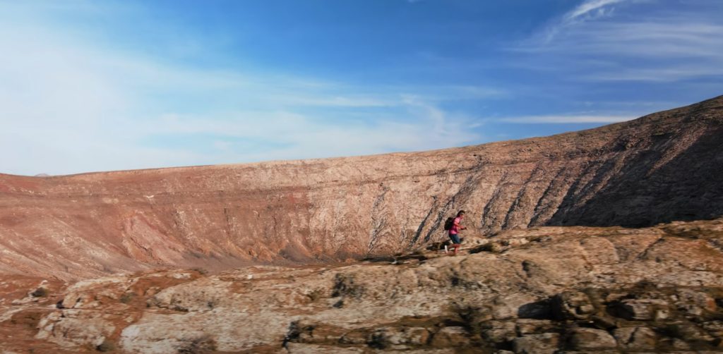 Caldera Blanca por su cresta