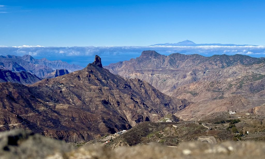 Roque Bentayga desde Mirador de la Degollada Becerra por Despacito por el Mundo