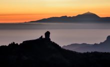 El Teide, Bentayga y Roque Nublo por Bernardo Suarez Falcón
