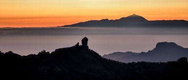 El Teide, Bentayga y Roque Nublo por Bernardo Suarez Falcón