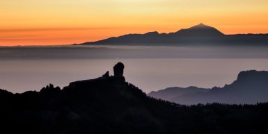 El Teide, Bentayga y Roque Nublo por Bernardo Suarez Falcón