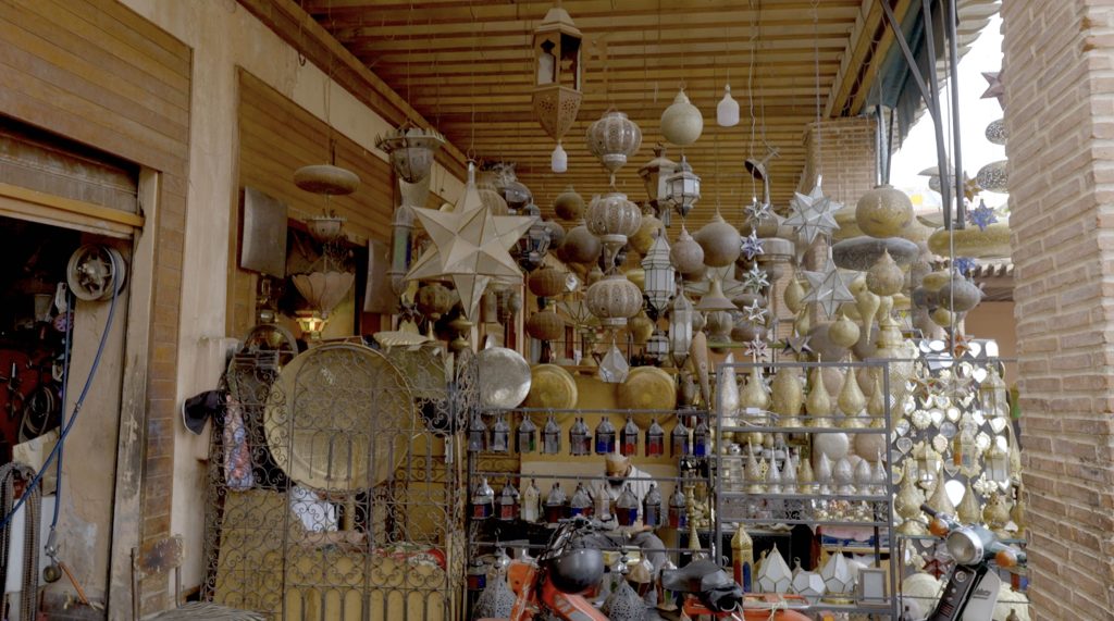 Artesanía Marrakech en la plaza de los hojalateros.